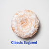 Gluten-free, vegan baked sugared doughnuts