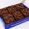 Gluten-free, vegan chocolate crunch brownies